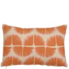 Kussen graphic oranje - l55xb35xh10cm