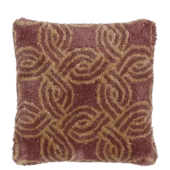 Kussen graphic roze 45 x 45 cm