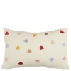 Kussen hart off white - l55xb35xh10cm