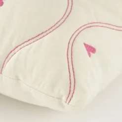 Kussen hart roze - l55xb35xh10cm