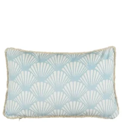 Kussen licht blauw - l55xb35xh10cm