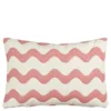 Kussen l.roze waves - l55xb35xh10cm