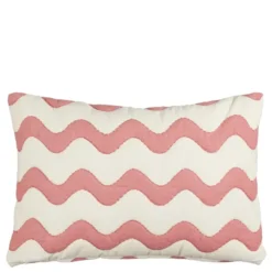 Kussen l.roze waves - l55xb35xh10cm
