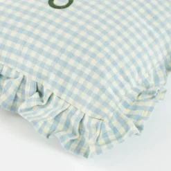 Kussen Oh La La l.blauw - l35xb25xh10cm