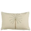 Kussen palmboom off white - l55xb35xh10cm