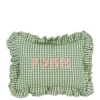 Kussen Paris groen - l35xb25xh10cm