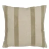 Kussen print streep taupe 45 x 45 cm