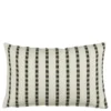 Kussen streep antraciet - l55xb35xh10cm