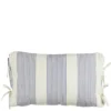 Kussen streep blauw - l55xb35xh10cm