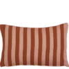 Kussen streep bruin - l55xb35xh10cm