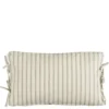 Kussen streep donker bruin - l55xb35xh10cm