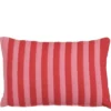 Kussen streep d.roze - l55xb35xh10cm