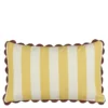 Kussen streep geel - l55xb35xh10cm