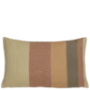 Kussen streep motief aardetinten 55 x 35 cm
