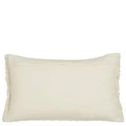 Kussen streep off white 55 x 35 cm