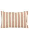 Kussen streep roze - l55xb35xh10cm