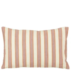 Kussen streep roze - l55xb35xh10cm