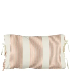Kussen streep terra - l55xb35xh10cm