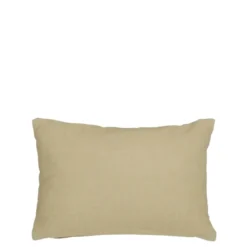 Kussen streep zwanen beige oranje 35 x 25 cm