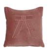 Kussen strik roze 45 x 45 cm