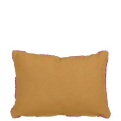 Kussen tufted l.bruin - l35xb25xh10cm