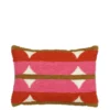 Kussen tufted roze - l35xb25xh10cm