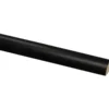 Geen Kwartrond grenen gelakt zwart 16x16mm 270cm Discount