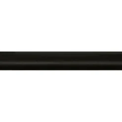 Geen Kwartrond grenen gelakt zwart 16x16mm 270cm Discount