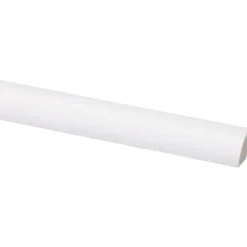 Geen Kwartrond grenen wit gelakt 11x11mm 270cm Sale