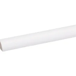 Geen Kwartrond grenen wit gelakt 11x11mm 270cm Sale