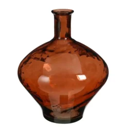 Kyara vaas recycled glas roest - h46xd37cm