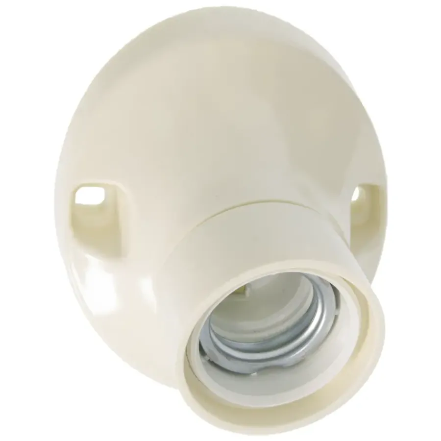Geen Lamphouder Schuin E27 Crème Discount