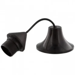 Q-link Lamppendel E27 zwart Discount