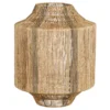 Lantaarn jute d.groen - h51xd40 cm