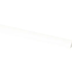 Geen Lat kwartrond grenen wit gelakt 7x7mm 270cm Hot