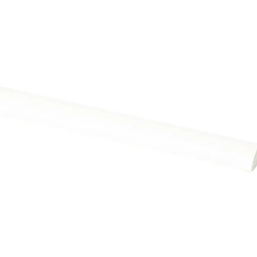 Geen Lat kwartrond grenen wit gelakt 7x7mm 270cm Hot