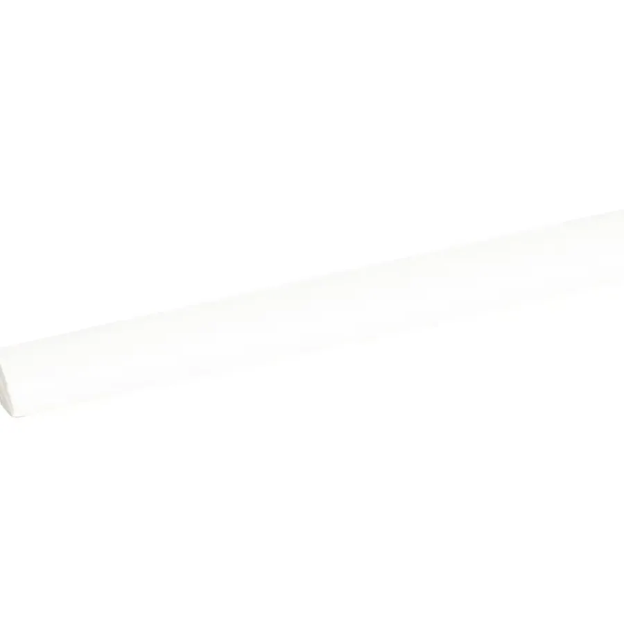 Geen Lat kwartrond grenen wit gelakt 7x7mm 270cm Hot