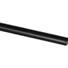 Geen Lat kwartrond grenen zwart gelakt 7x7mm 270cm New