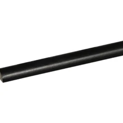 Geen Lat kwartrond grenen zwart gelakt 7x7mm 270cm New