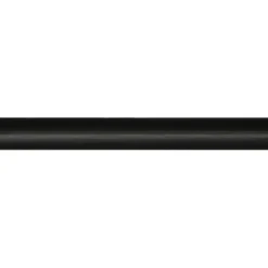 Geen Lat kwartrond grenen zwart gelakt 7x7mm 270cm New