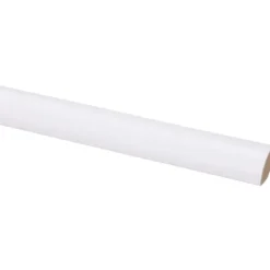 Geen Lat kwartrond MDF wit folie 16x16 mm lengte 260 cm Online