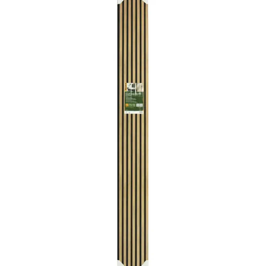 Cando Green Lattenwand Decowall Acoustic brons eiken 260x30cm,2 stuks (1.56m2) Hot