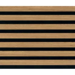 Cando Green Lattenwand Decowall Acoustic brons eiken 260x30cm,2 stuks (1.56m2) Hot