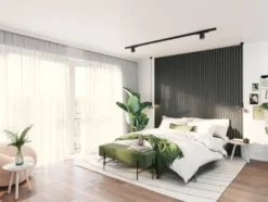 Cando Green Lattenwand Decowall MDF grafiet eiken, lengte 260cm, 5 stuks Discount