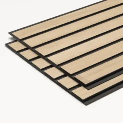 Geen Lattenwand MDF Darwin licht eiken 260x29,6cm, dikte 12mm 1.53m² (2stuks)
