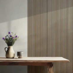 Geen Lattenwand Melbourne 260x52 cm licht eiken, dikte 9,7 mm 2 stuks per pak