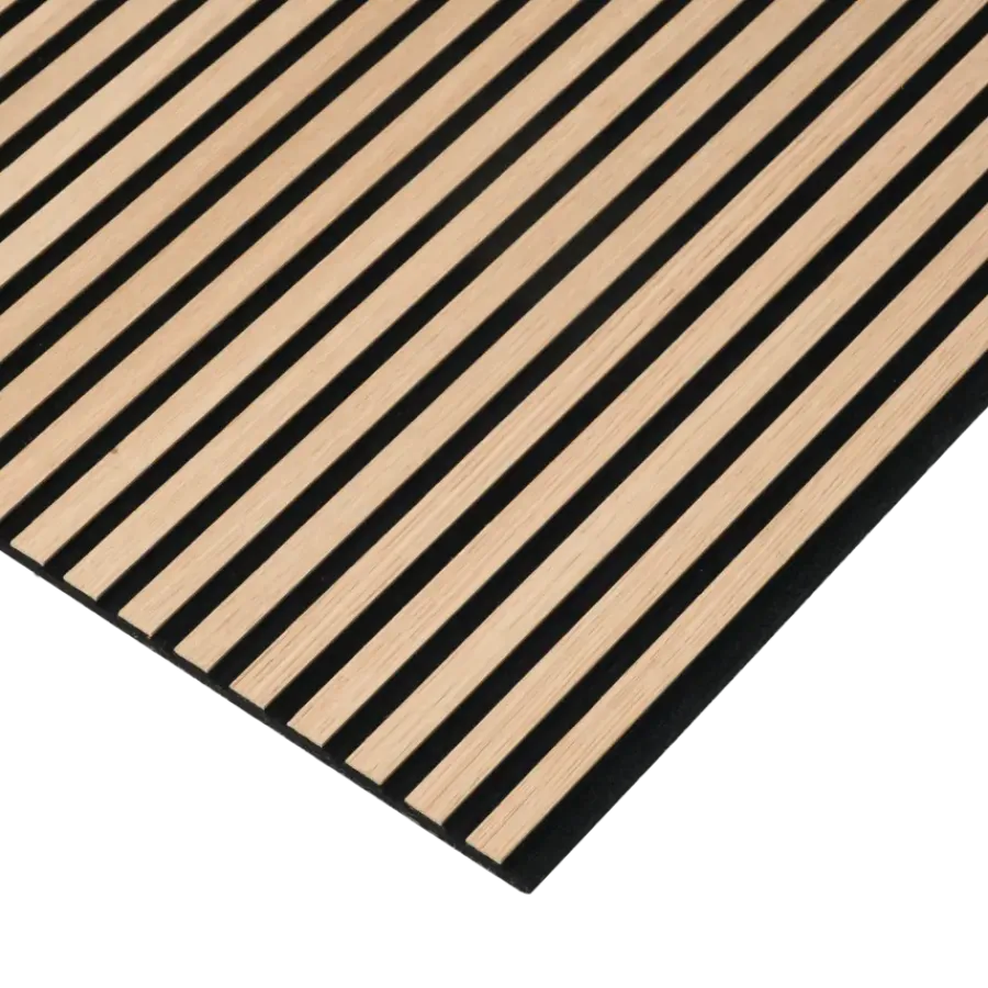 Geen Lattenwand Melbourne 260x52 cm licht eiken, dikte 9,7 mm 2 stuks per pak