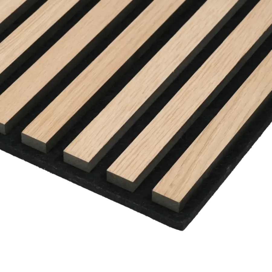 Silentlines Lattenwand tegel 55,3x55,3 cm licht eiken, dikte 22 mm - 2 stuks (0,612m²) Outlet