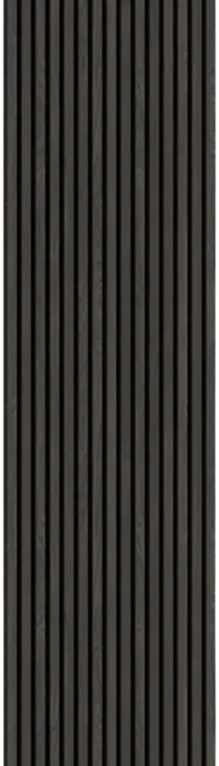 Geen Lattenwand zwart eiken 300x60,5 cm, dikte 22mm Clearance