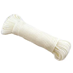 Ledent koord nylon wit Ø3 mm / 20 m